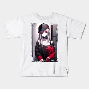 street ghoul vampire anime girl Kids T-Shirt